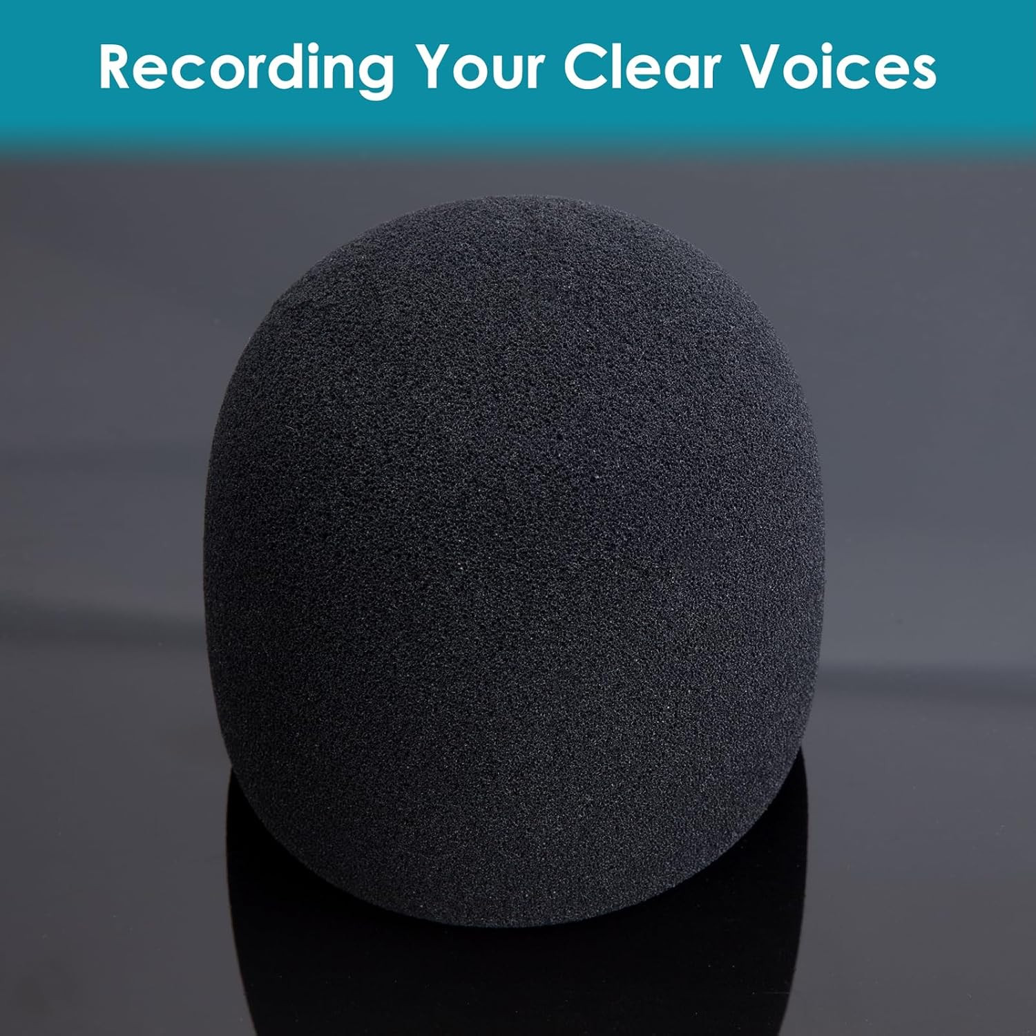 Foam Windscreen for Blue Yeti, Yeti Pro, MXL, Audio Technica and Other Large …