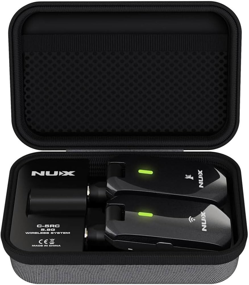 NUX C-5RC 5.8GHz Wireless Guitar System for Active or Passive Pickup Guitar