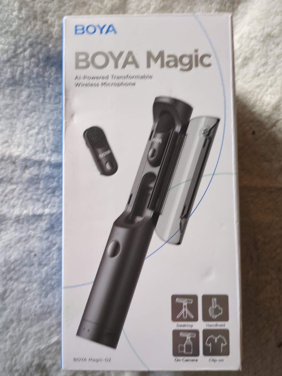 BOYA Magic Wireless Microphone, Kit 2 with USB-C, Lightning & TRS Receivers
