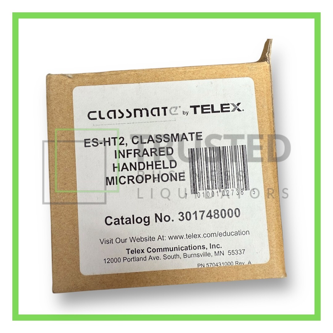 CLASSMATE TELEX ES-HT2 WIRELESS HANDHELD MICROPHONE INFRARED 301748000