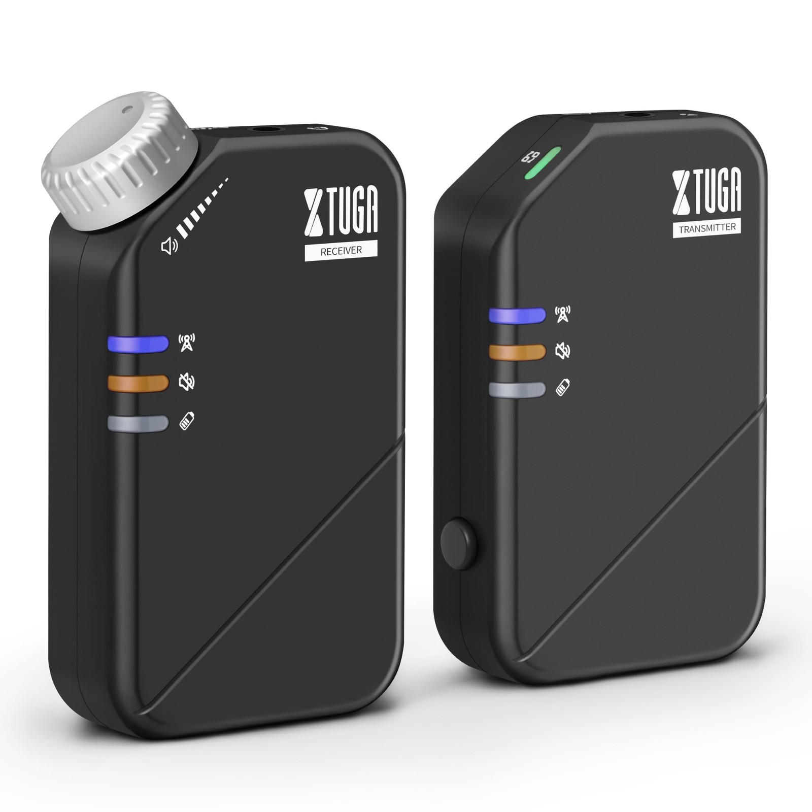 XTUGA J02S 2.4G Stereo in Ear Monitor System(1 Transmitter & 1 Receiver)