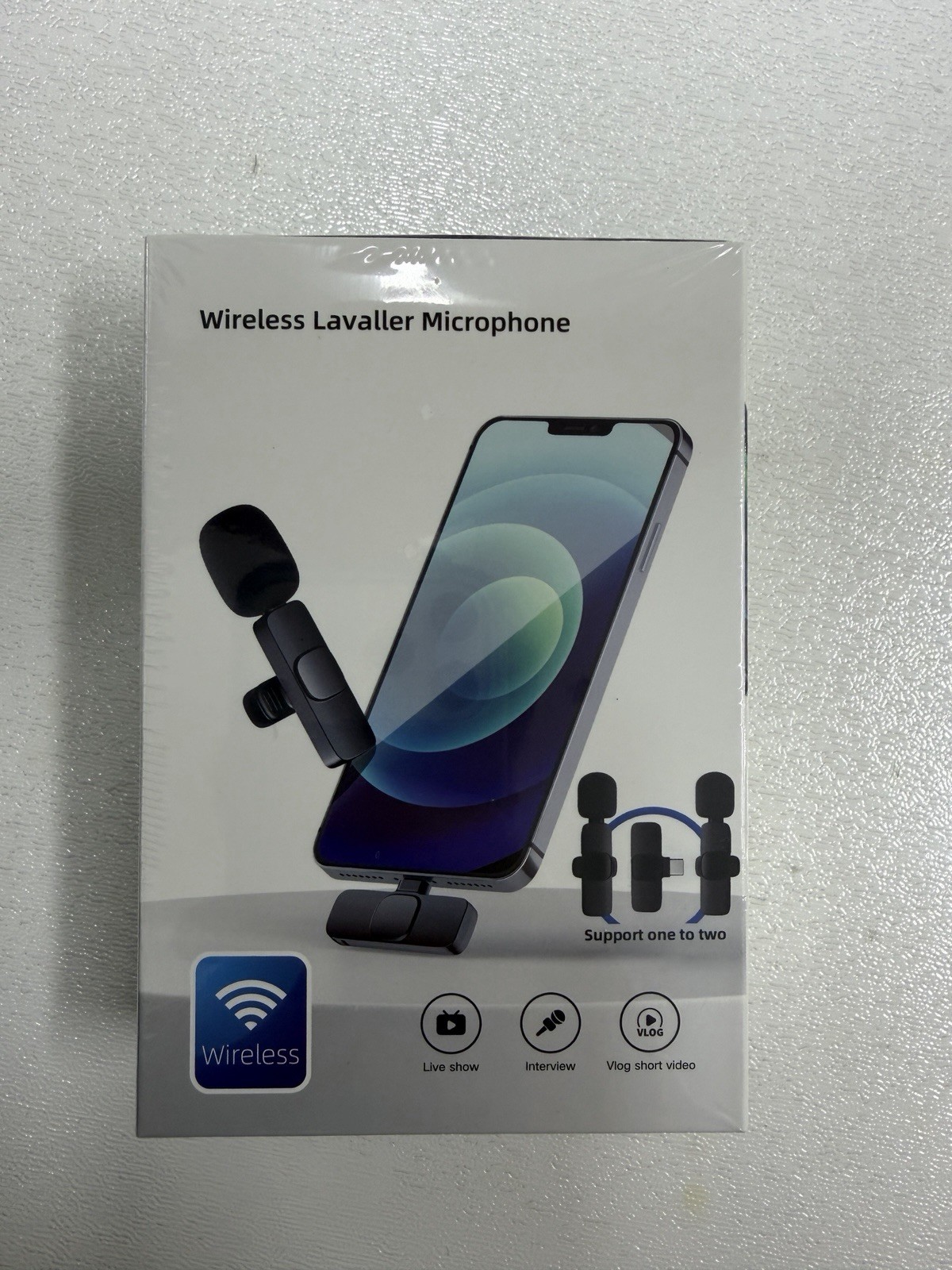 Wireless Lavalier Microphone, Type – C IPhone 15, 16 17, Rechargeable Wireless
