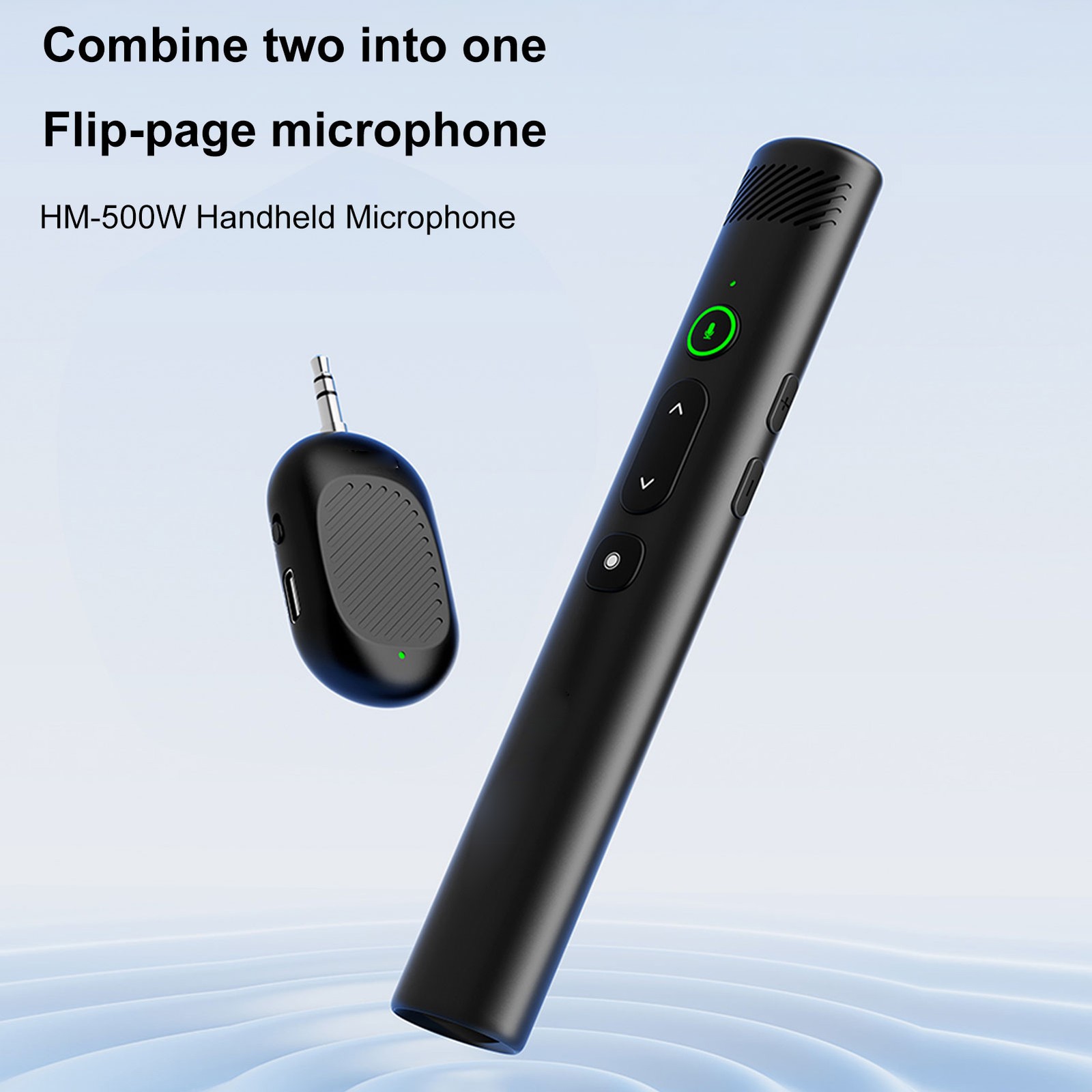 Wireless Handheld Microphone Page Turner With Receivers 20m/65ft Range High SDKK