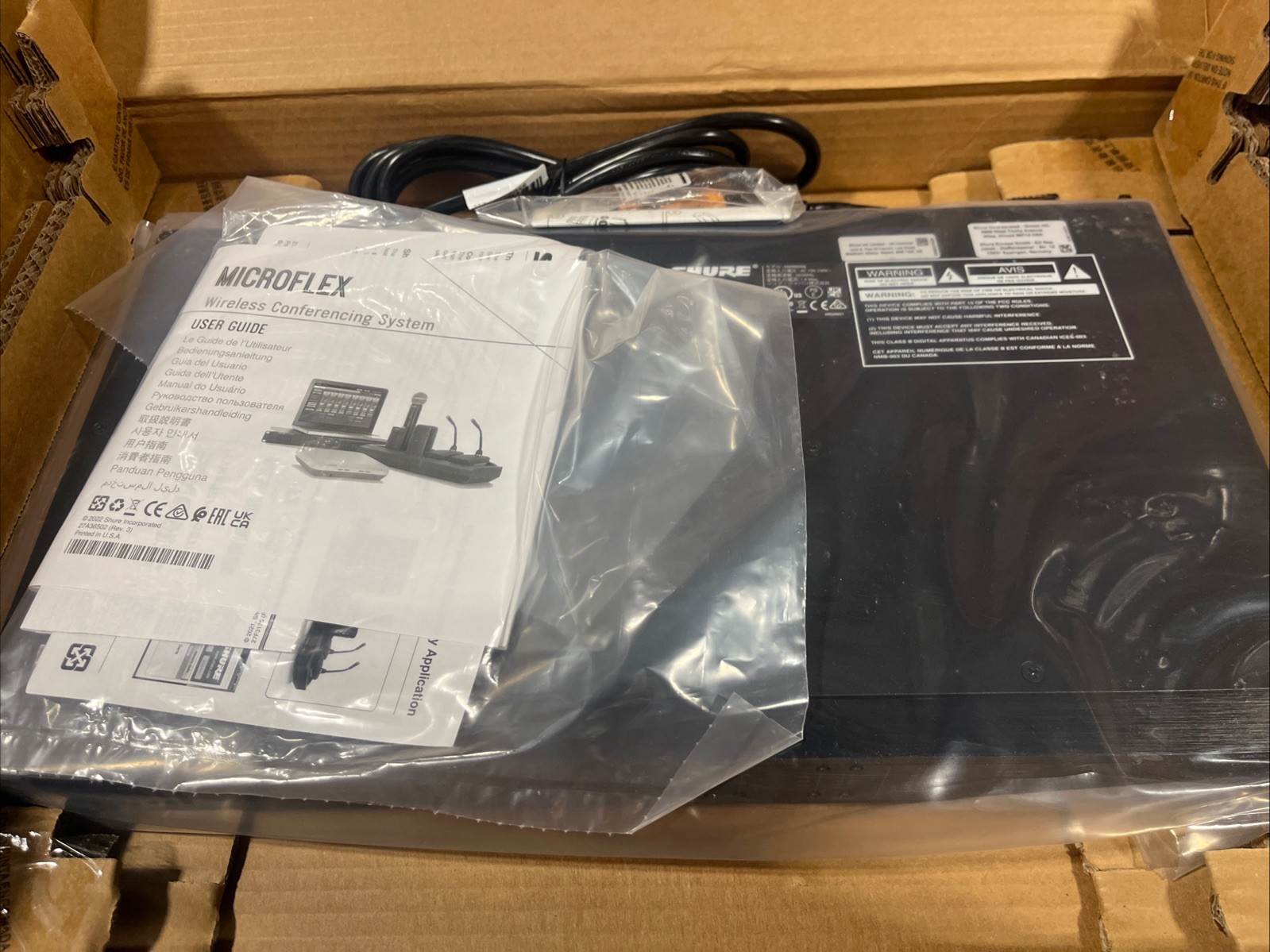 Shure MXWANI8 Microflex Wireless Audio Network Interface