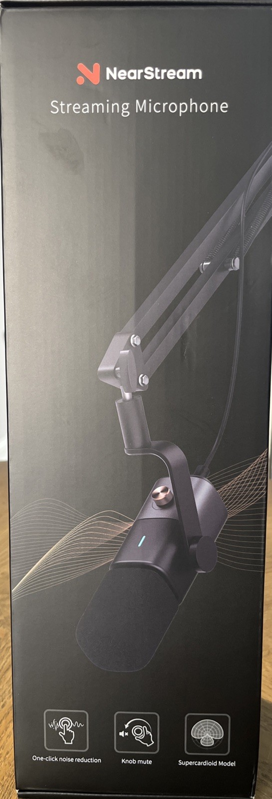 NearStream AW-AM20X USB/XLR Streaming Microphone w/ Boom Arm.SEALED FREE SHIP