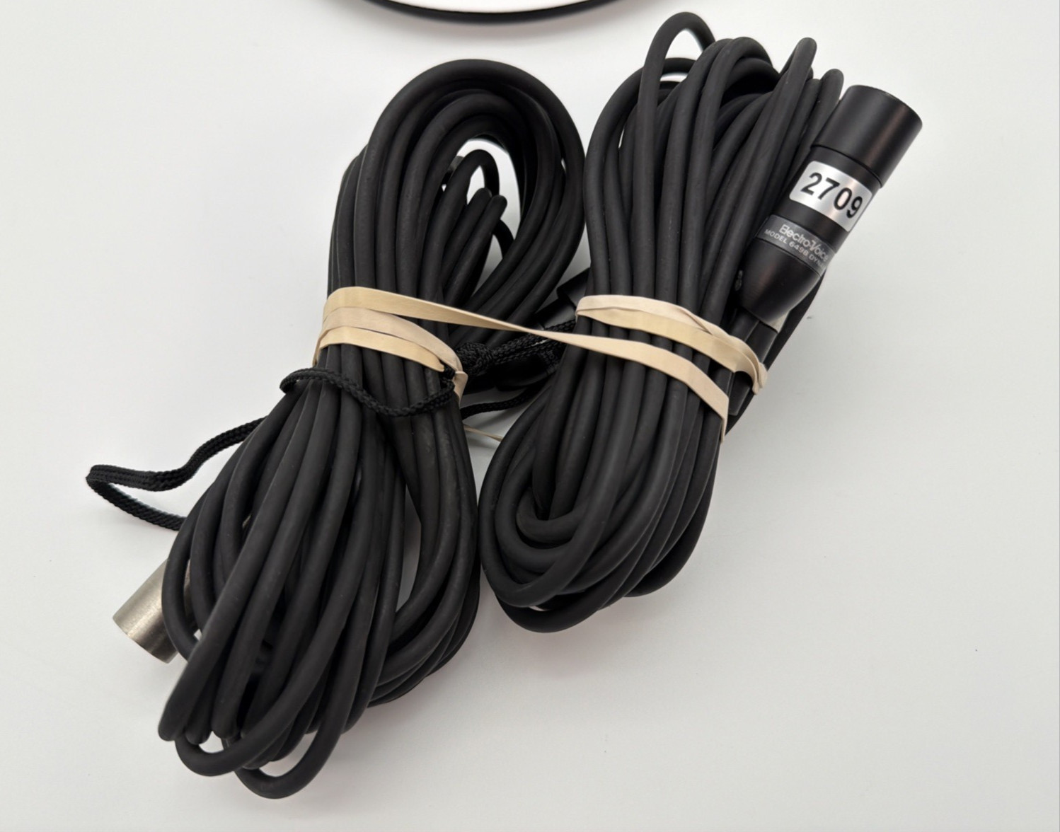 (LOT OF 2) Electro-Voice 649B Dynamic Lavalier Microphone