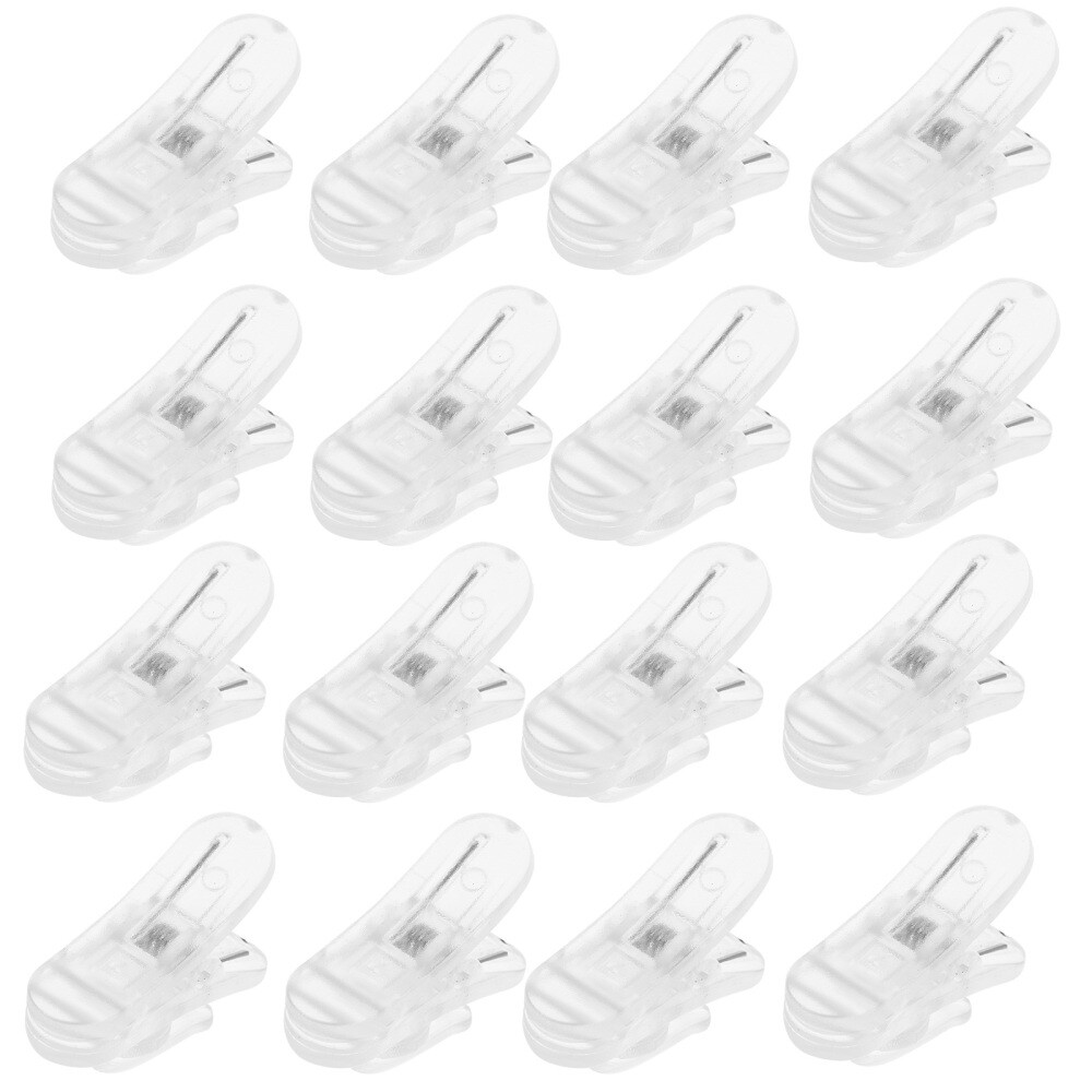 50 Pcs Microphone Clip Headset Wire Replacement Cable Clips Holder for Collar