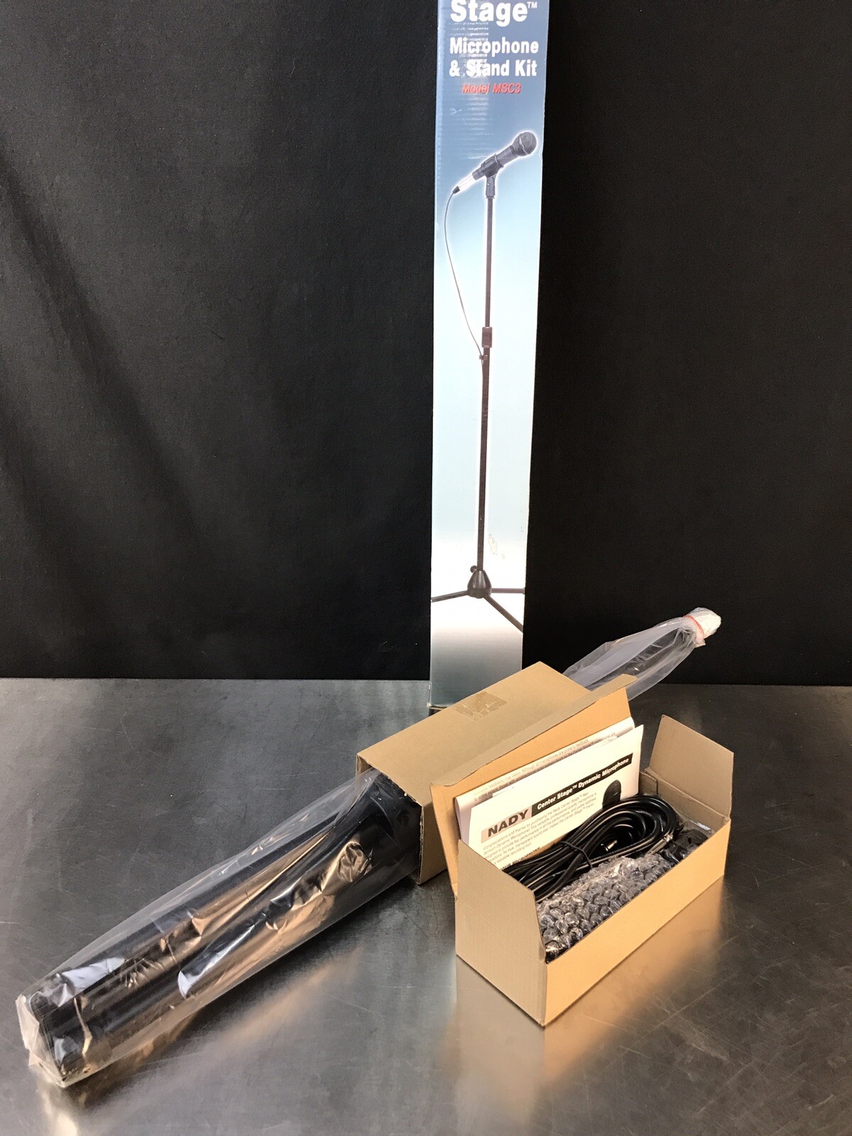 NADY MSC-3 Center Stage Package High-Performance Dynamic Microphone & Stand