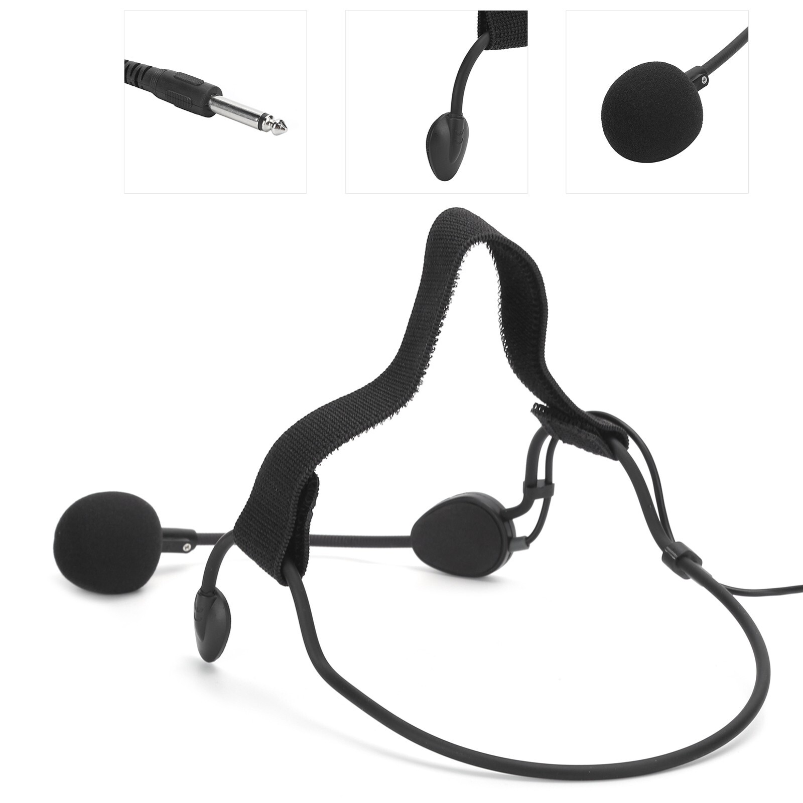 6.35MM Jack Earhook Microphone Dynamic Microphone for WH20TQG Musical