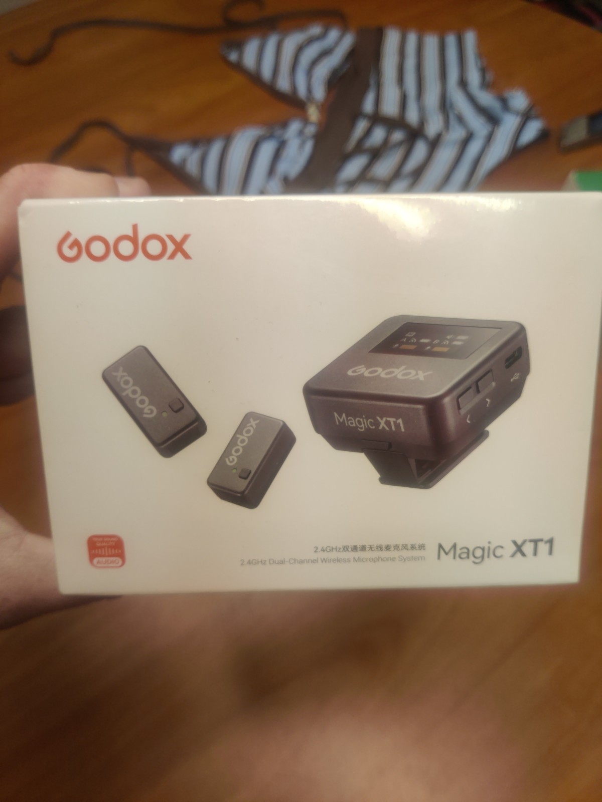 Godox Magic XT1 2.4GHz Wireless Microphone System Dual-Channel Video Recording