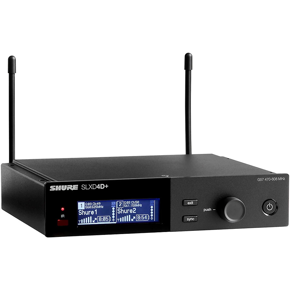 Shure SLXD24D+B58 Digital Wireless Dual HH Mic System Band G57 Refurbished