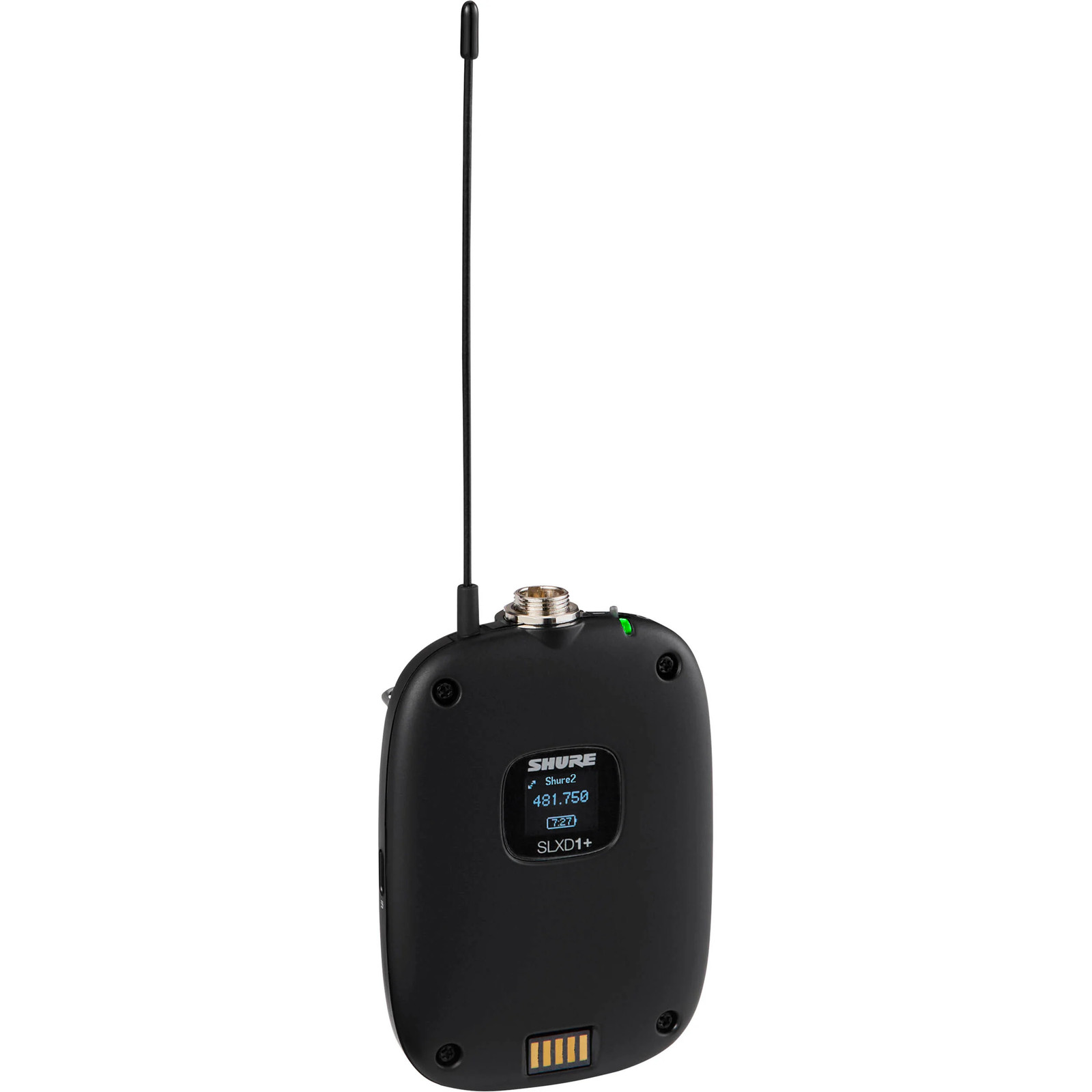 Shure SLXD1+ Digital Wireless Bodypack Transmitter – G57: 470-608 MHz