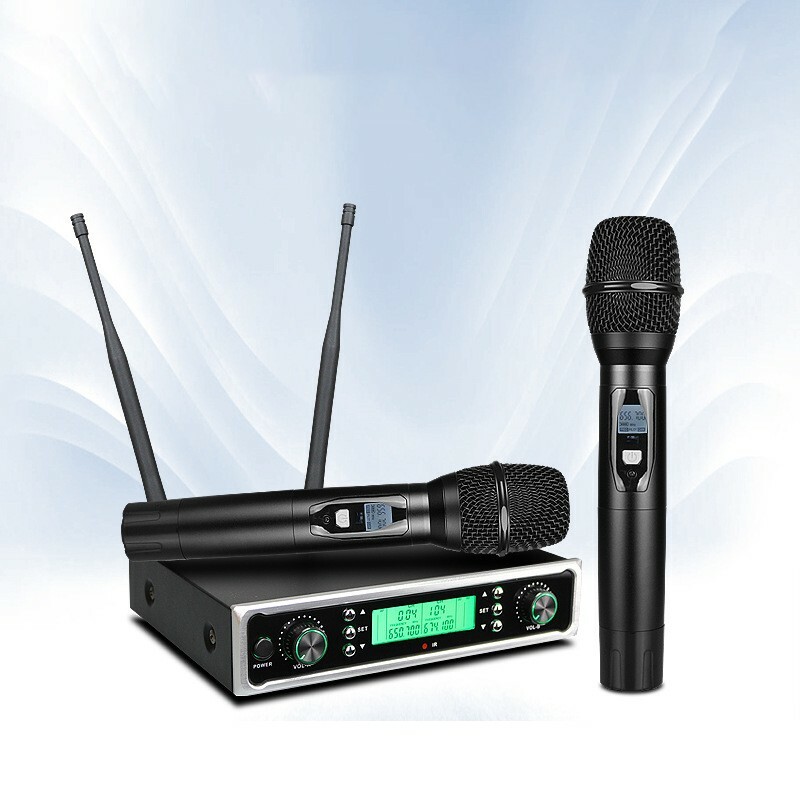 J8 UHF Cordless Microphone w/ 200 Groups of Frequencies for KTV Conference Stage