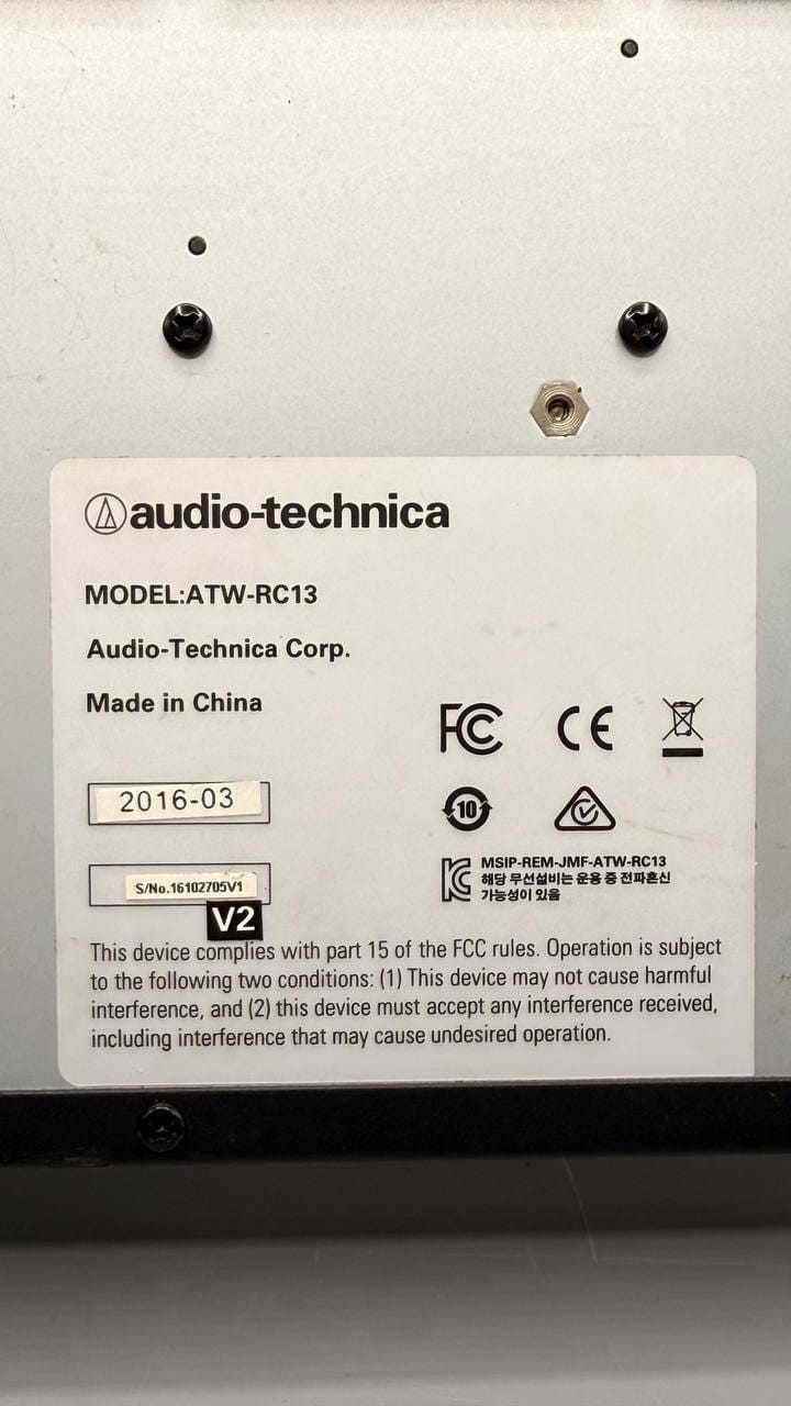 Audio-Technica ATW-RC13 System 10 PRO Rack Mount Wireless Receiver Chassis