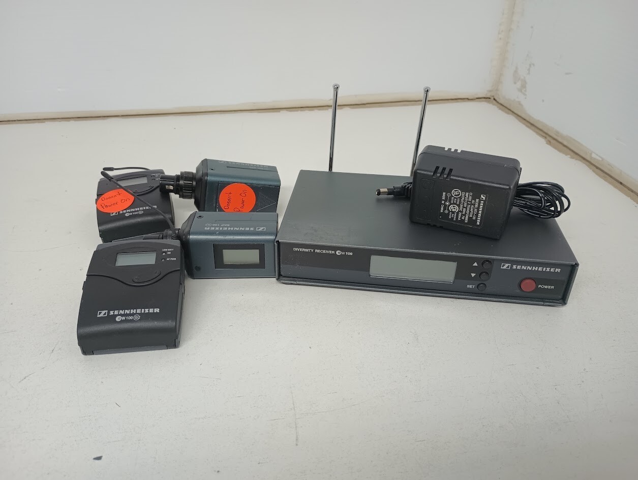 x5 P&R Sennheiser EW100G2 EM100 Diversity Receiver SK100 Bodypack SKP100 XMTR