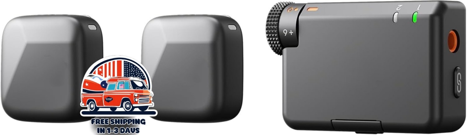 Audio con gran detalle micrófono de solapa inalámbrico para cámara/Android NUEVO