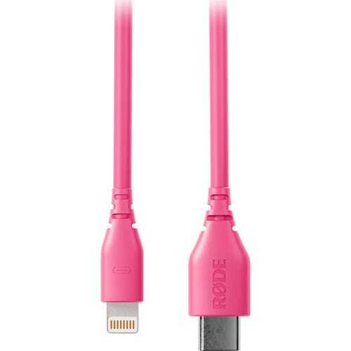 Rode SC21-Pink 30cm USB-C to Lightning Cable in Pink