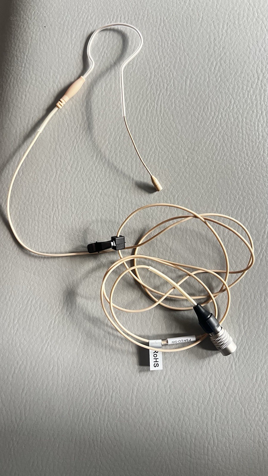 Point Source Audio CO-5w Waterproof Ear-Worn Omnidirectional Microphone (Beige)