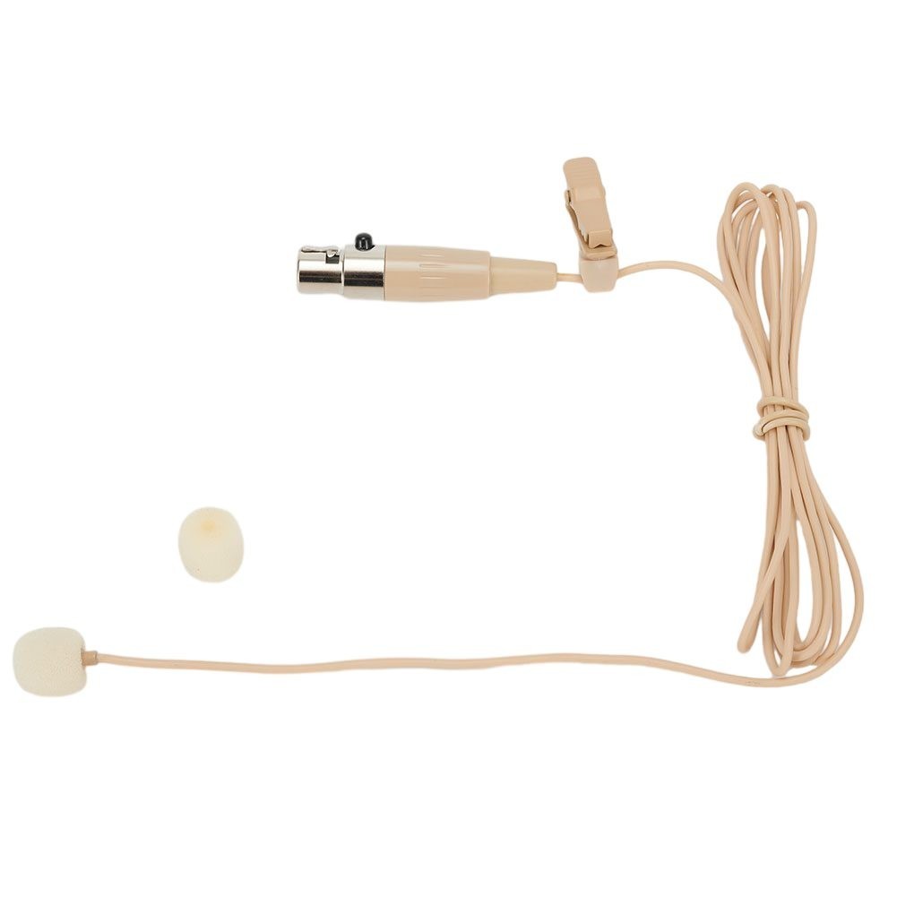 Lavalier Lapel Mic Microphone 3-Pin 3.5mm 4-Pin XLR Cardioid Lapel Clip