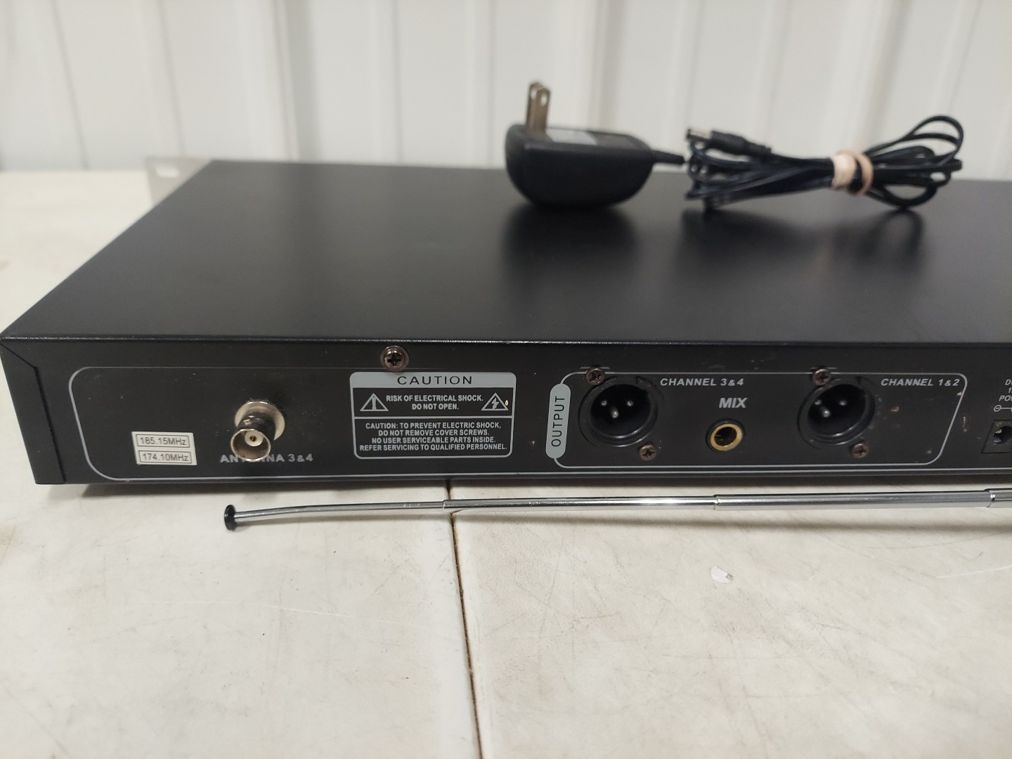 Rockville RWM4200VH VHF Wireless Quad HandHeld Microphone System (RECEIVER ONLY)