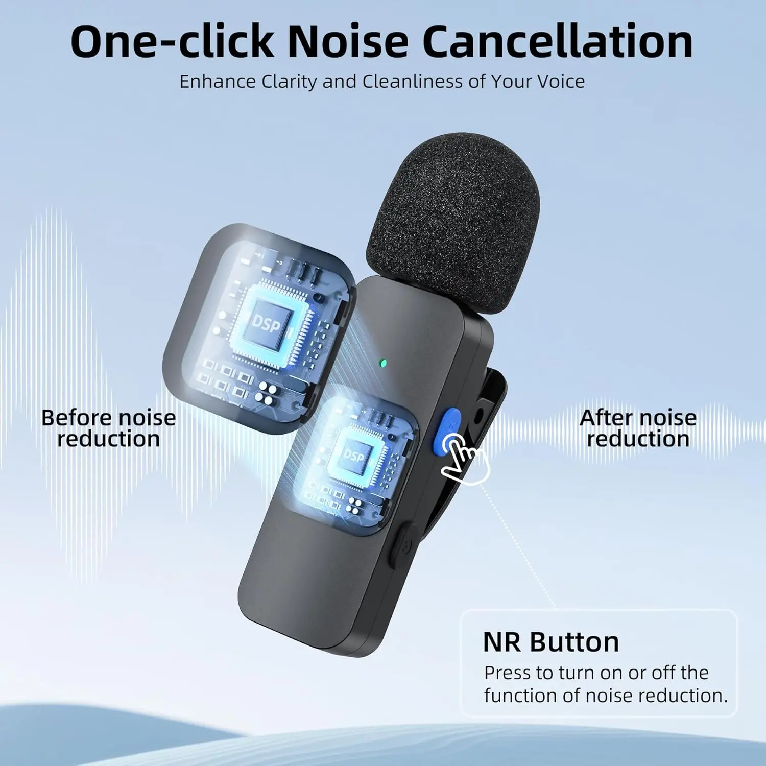 BOYA BY-V10 V20 V1 V2 Wireless Lavalier Microphone for Android USB-C Smartphones