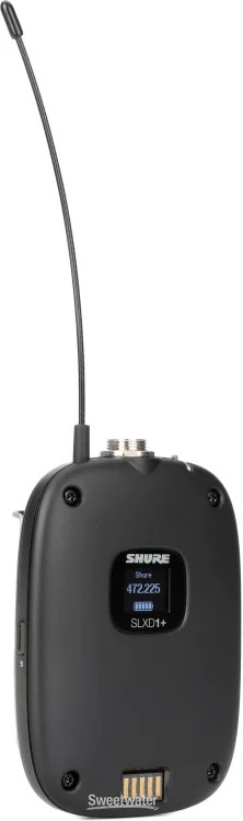 Shure SLXD14D+ Dual Wireless Bodypack System – G57 Band