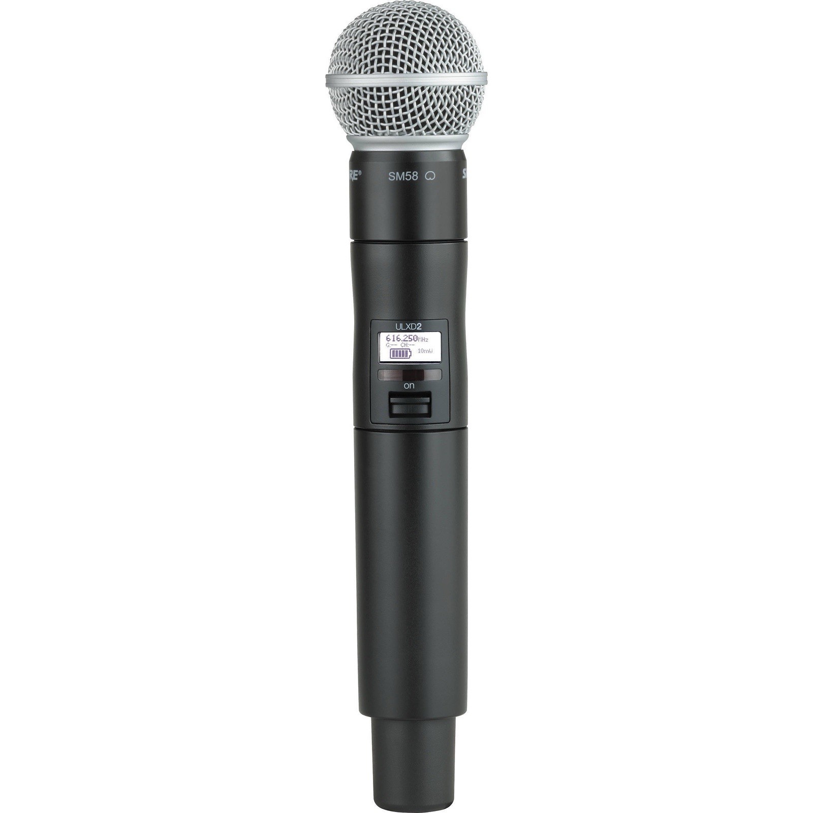 Shure ULXD2/SM58 Digital Handheld Transmitter with SM58 Capsule – Black