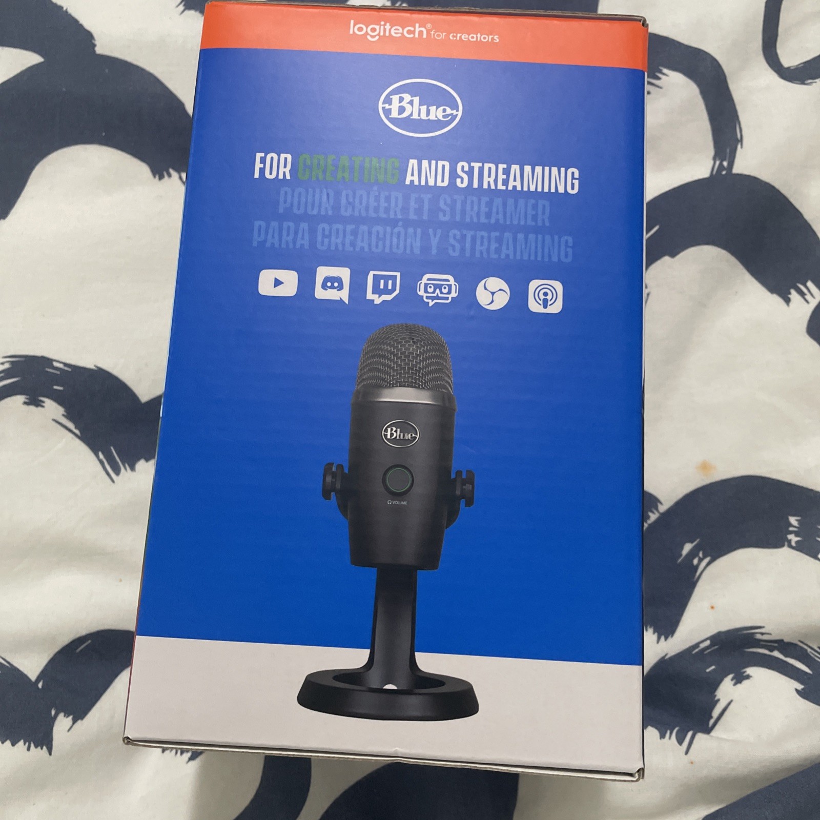 Blue Yeti Nano Premium USB Microphone 988-000400 Logitech Dual Pattern