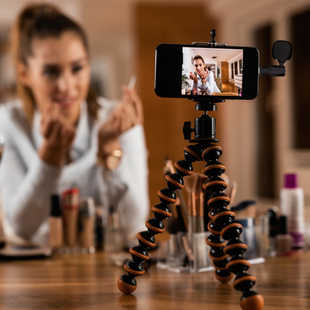 1Pc Type-C Microphone Bendable Microphone USB C Plug Speaker USB C Mic