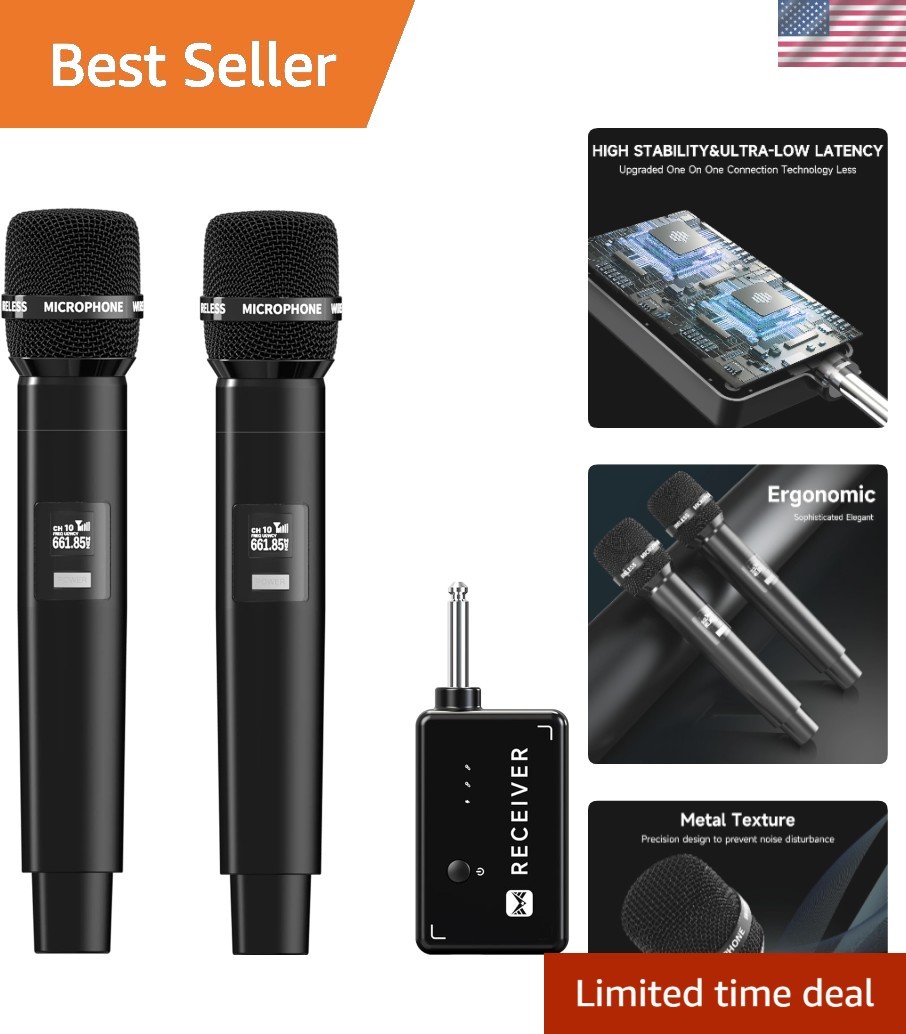 Wireless Microphones, Wireless Microphone with One-to-One Chip Connection, Le…