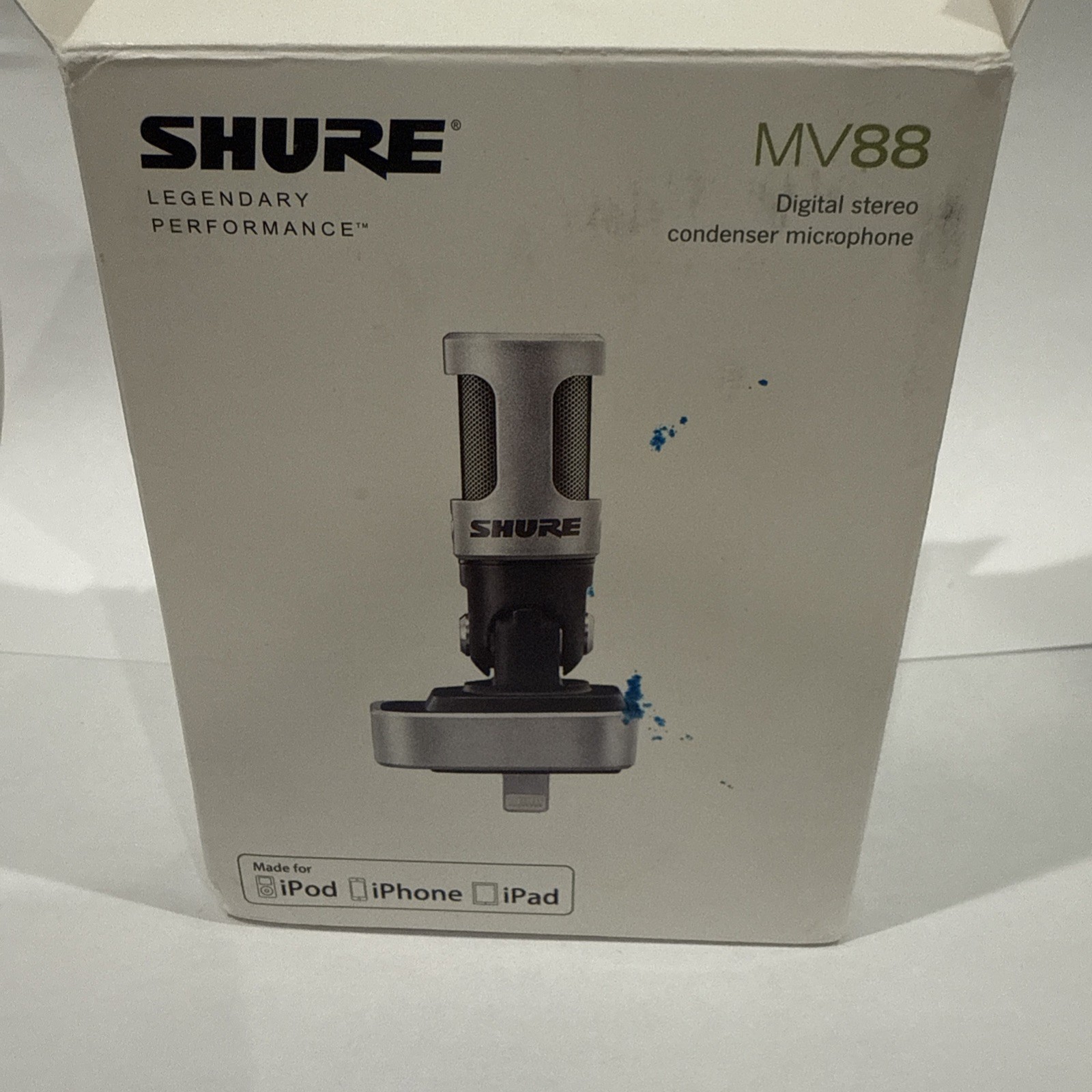 Shure MV88 Digital Wired Stereo Condenser Microphone, Open Box