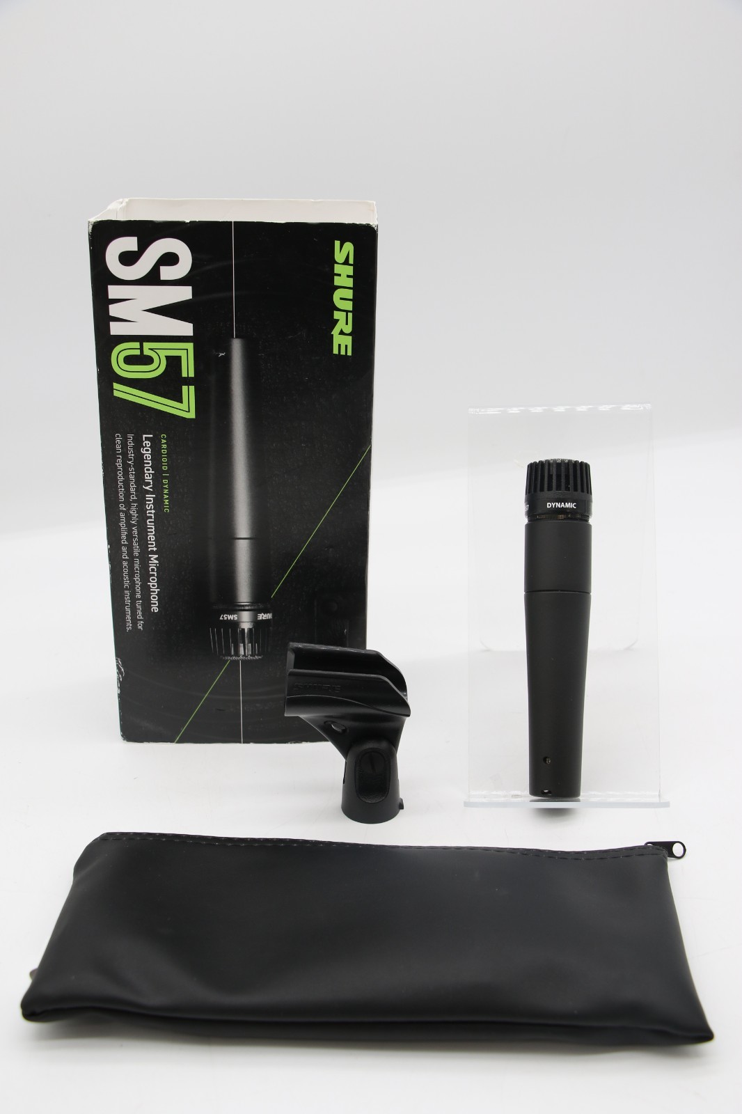 Shure SM57 Cardioid Dynamic Instrument Microphone – Black