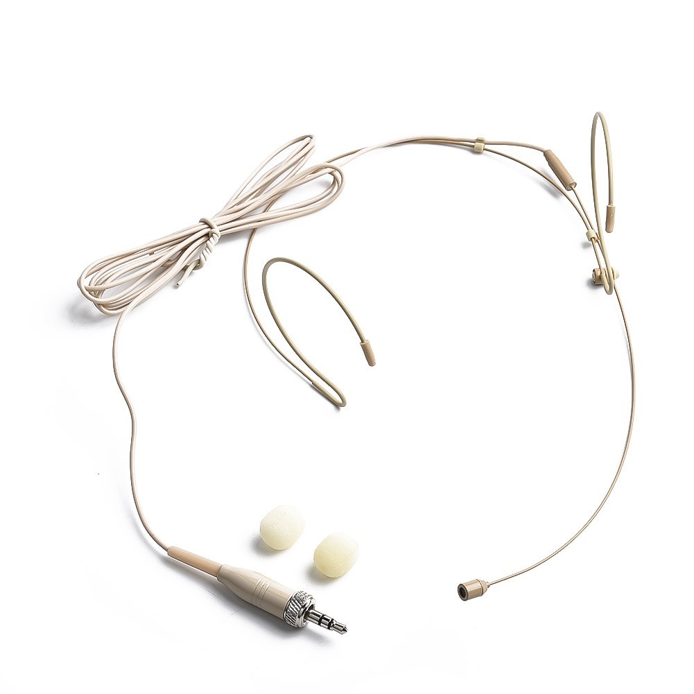 Double Earhook Headset Mic Headworn Microphone For Shure Wireless High Quality