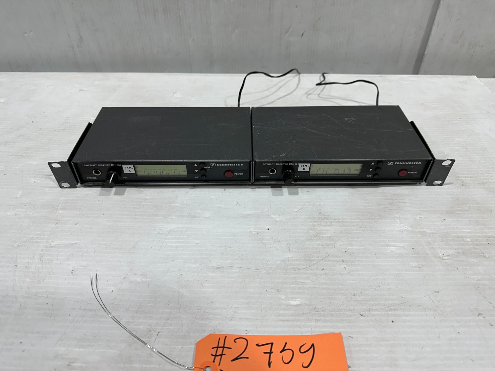 Sennheiser Diversity Receiver EM500 518-550MHz #2759 (ONE)THS