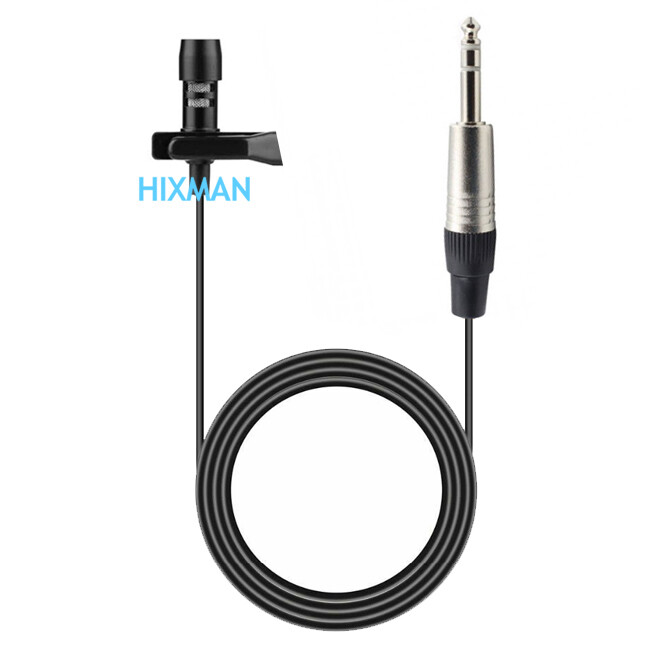 HIXMAN LM1-L6 Unidirectional Lavalier Laple Mic For LINE6 Transmitter 6.35mm TRS