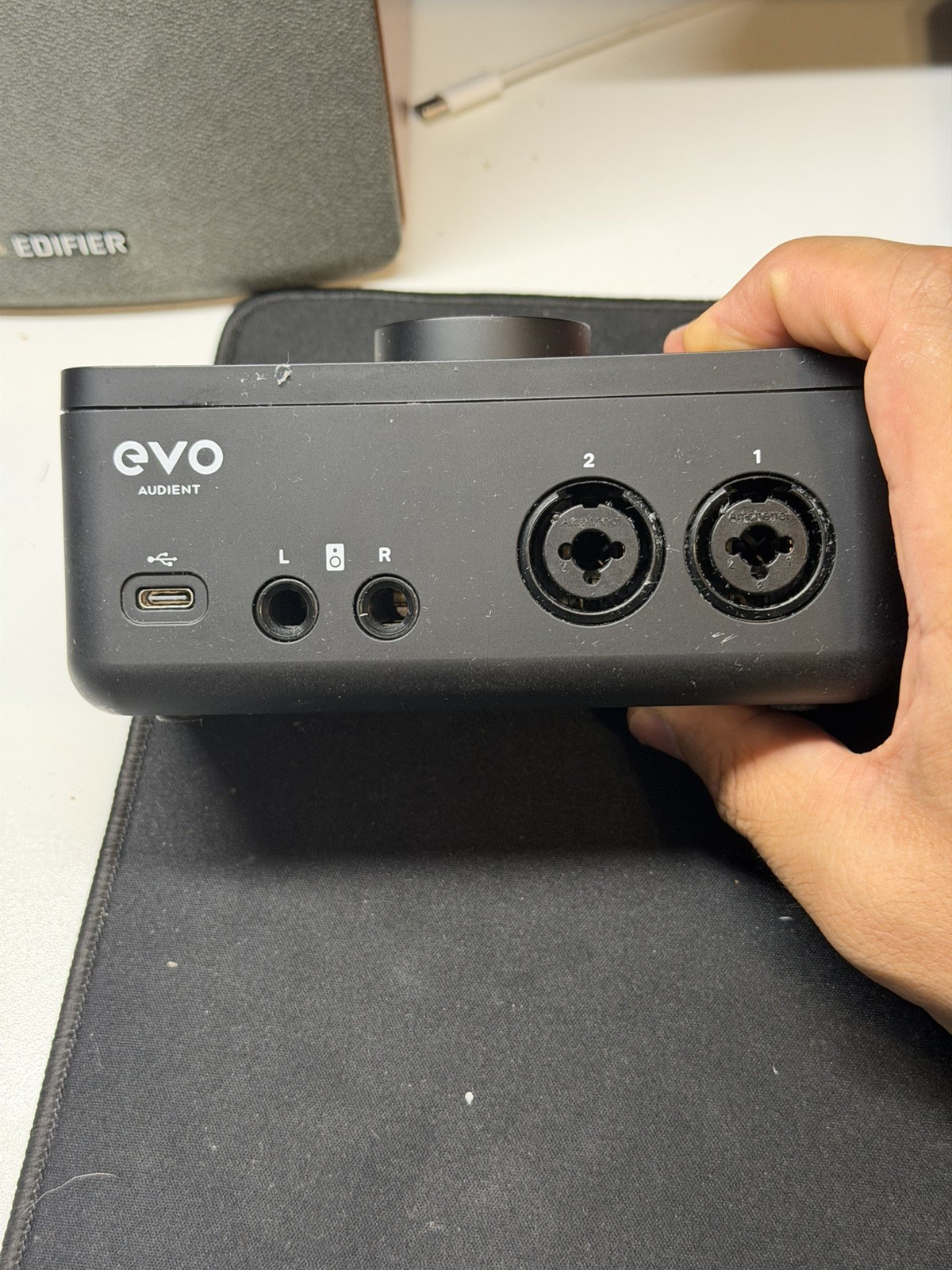 Audient EVO 4 USB Audio Interface 2in/2out Recording Smartgain Smart Touchpoints