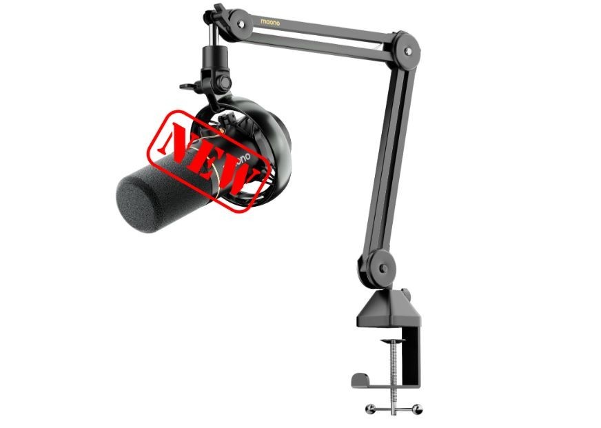 Micrófono dinámico híbrido inalámbrico XLR/USB con brazo, cancelación de ruido,