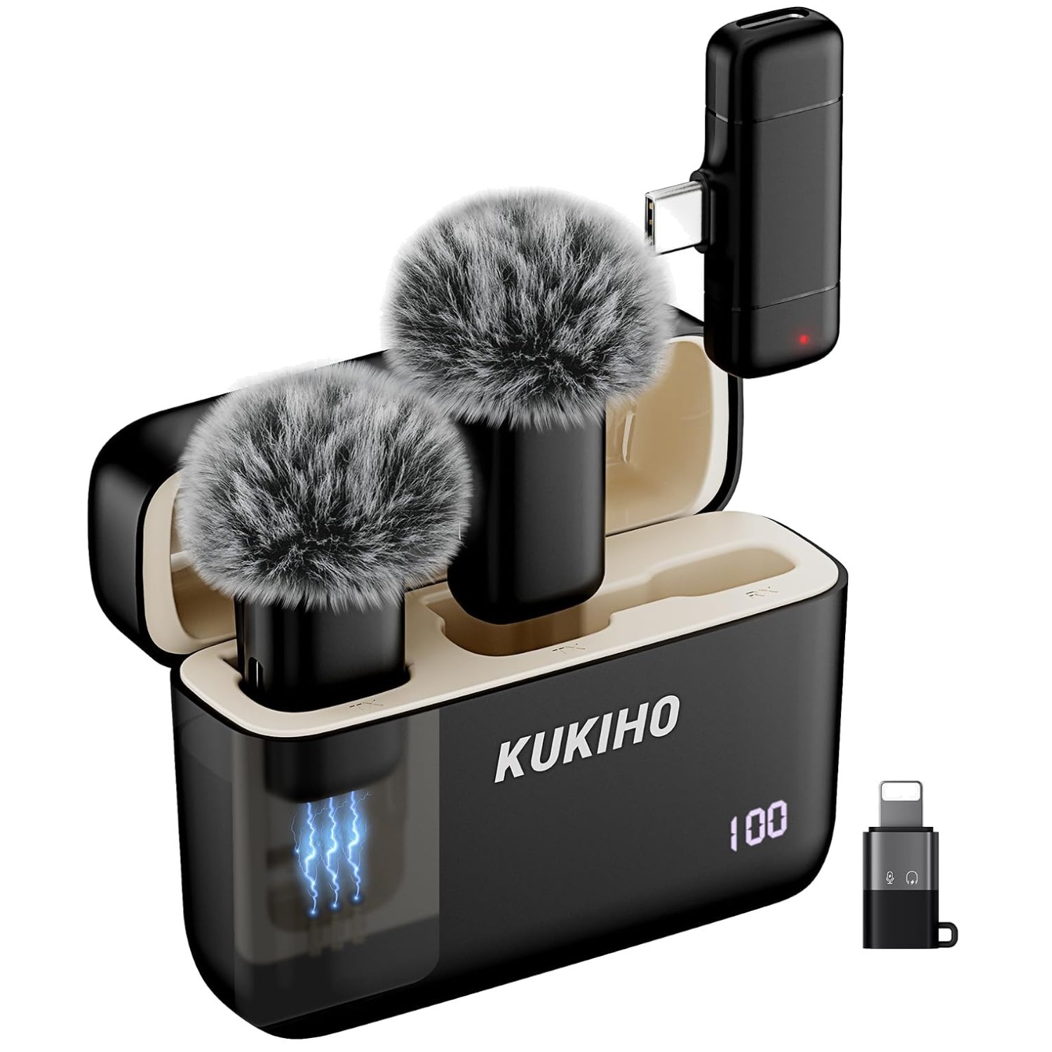 Long Battery Life Lapel Microphone for Content Creators