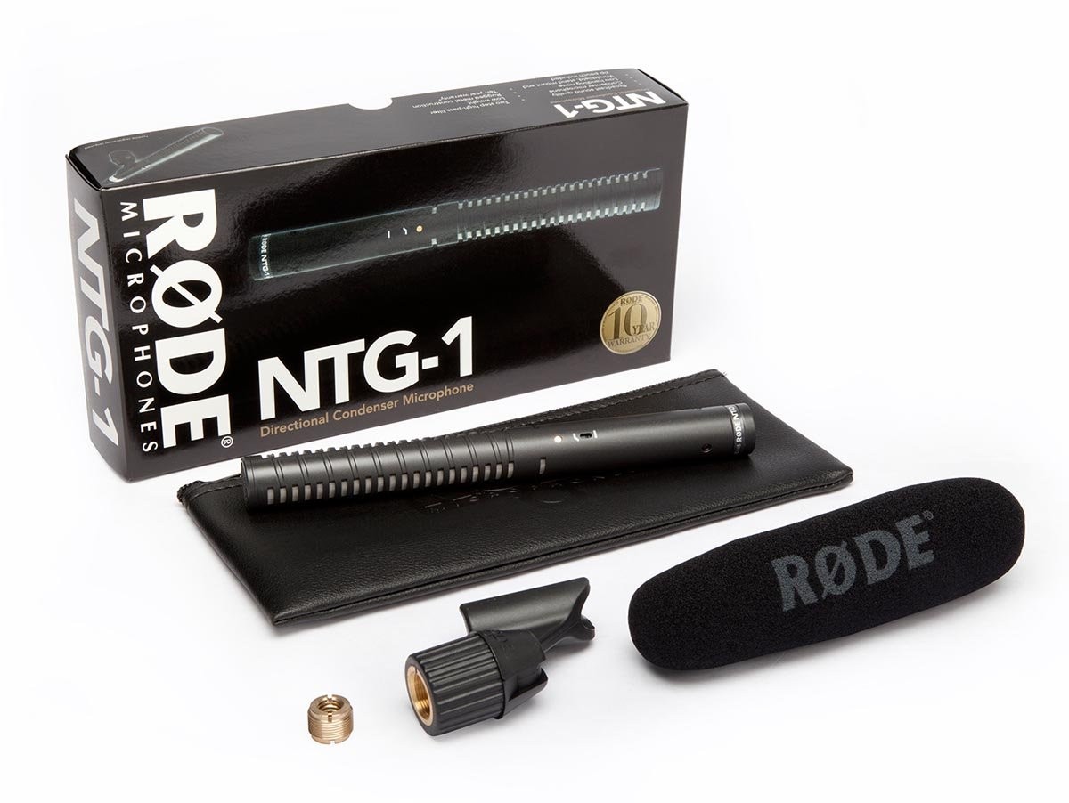 Rode NTG1 Lightweight Supercardioid Condenser Shotgun Microphone