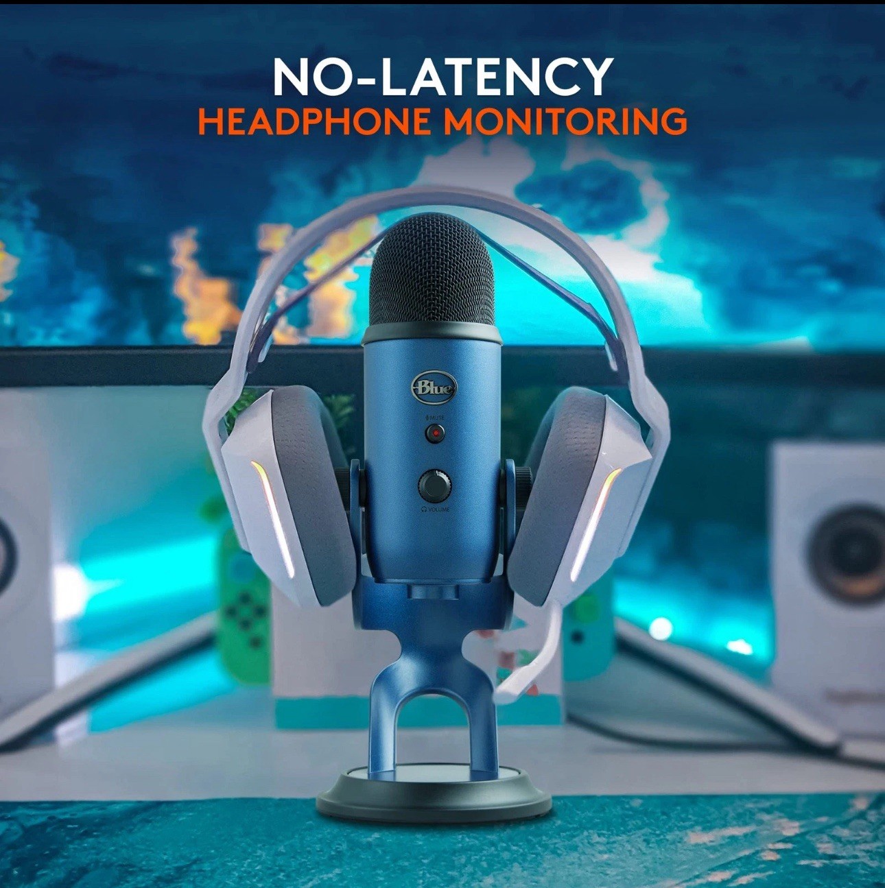 Logitech Creators Blue Yeti USB Microphone for Gaming, Streaming, Podcast, Yo…
