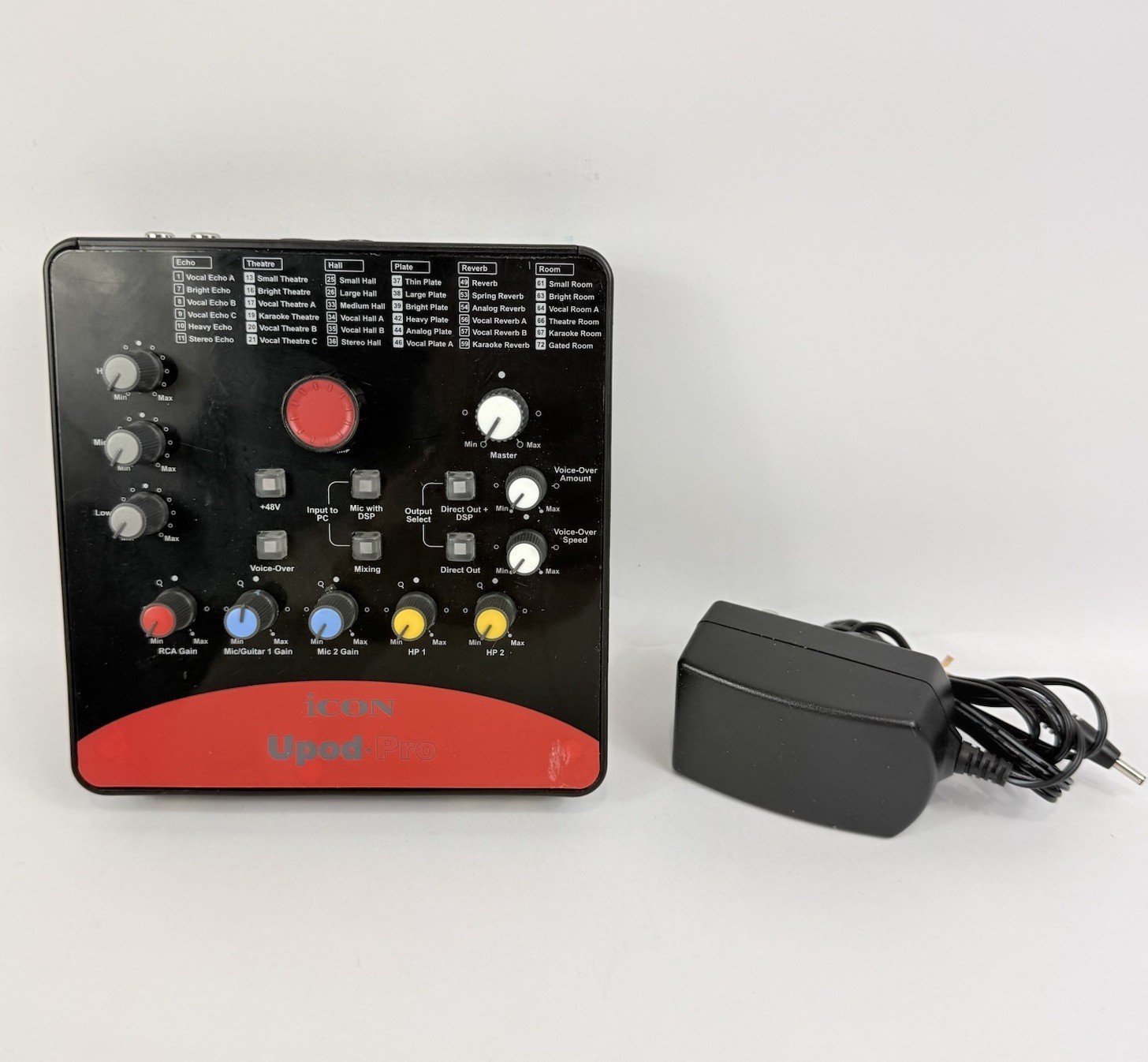 ICON UPOD PRO USB Sound Card Audio Interface w 72 DSP Effects for PC & Phone EXC