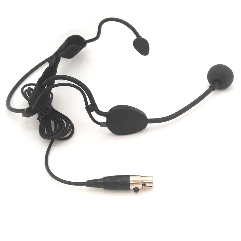 4PIN Headworn Wearing Headset Microphone For Shure Wireless BodyPack Transmitter