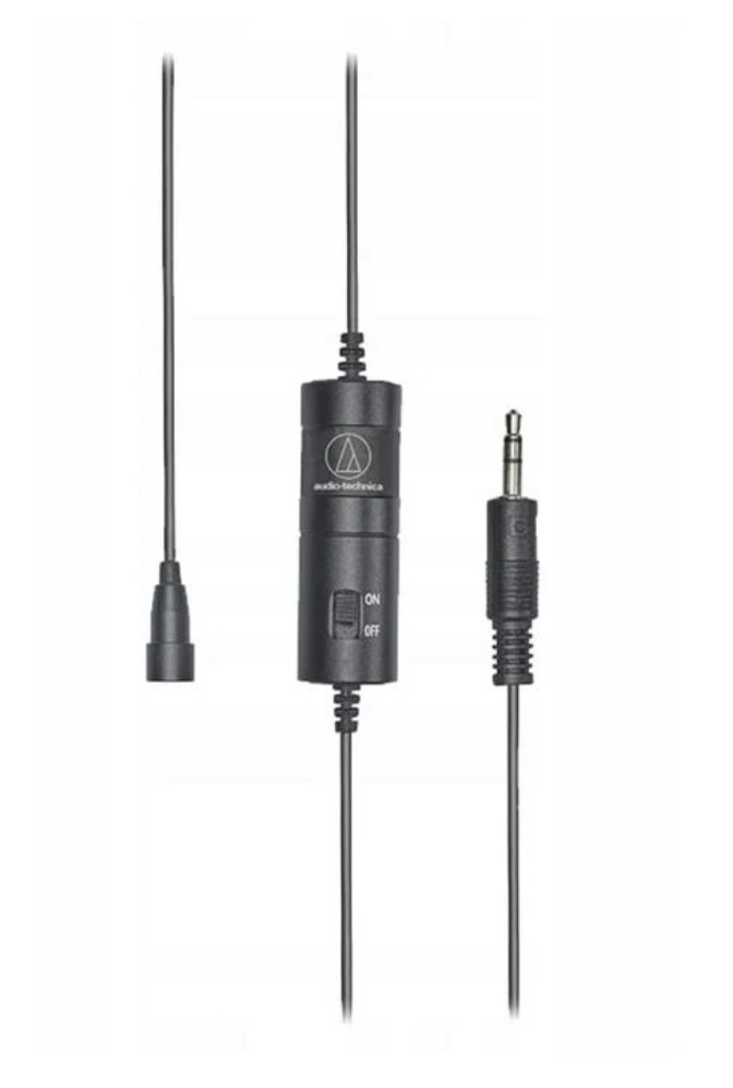 Audio-Technica OMNI ATR3350 Condenser Lavalier Microphone Wired 3.5 mm TESTED✅