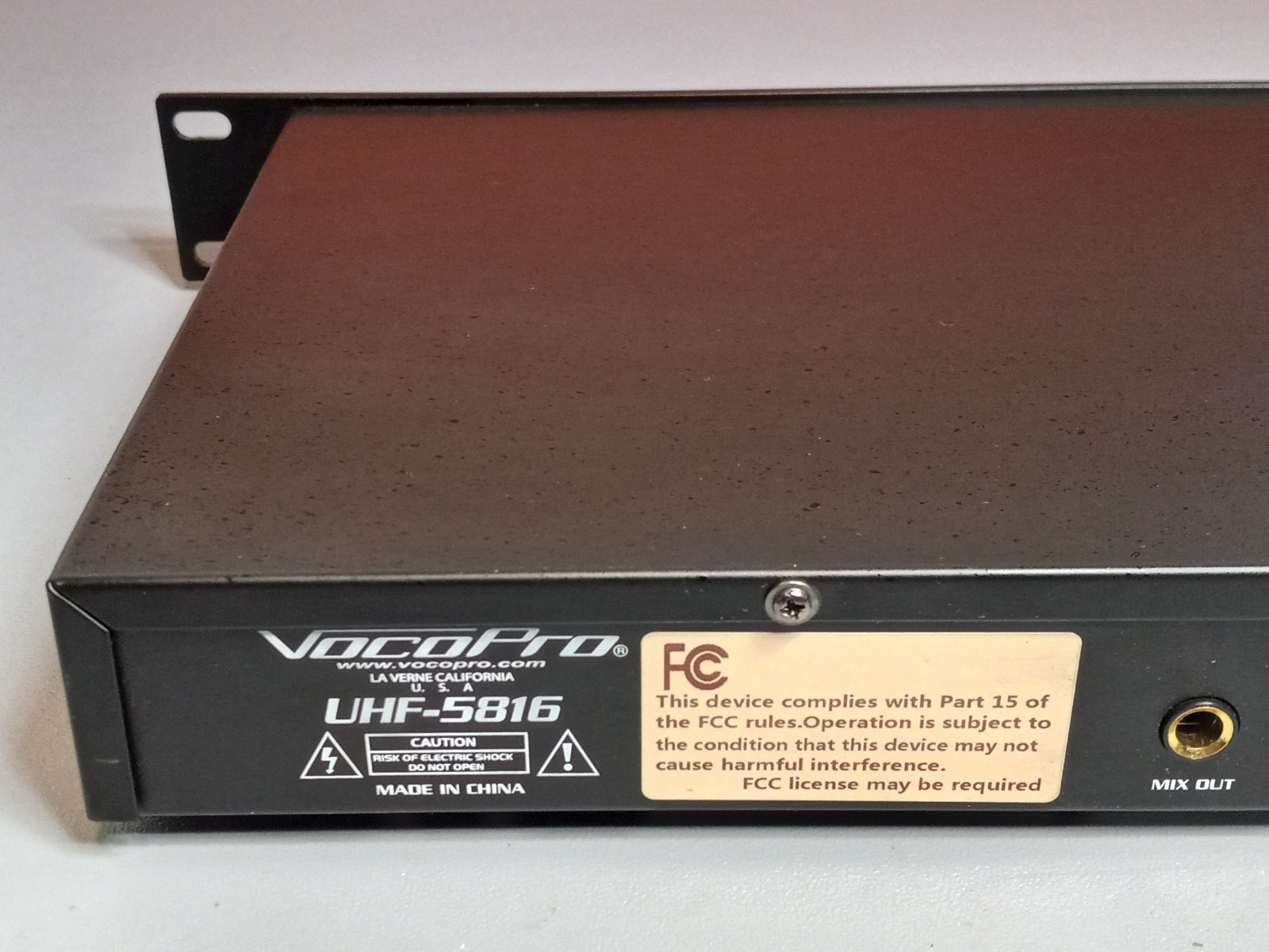 VocoPro UHF-5816 Professional 4 Channel UHF PLL Wireless Microphone System