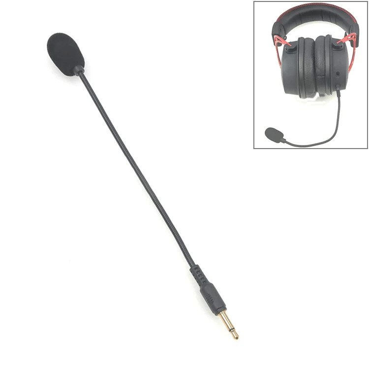 ZJ033MR-03 17cm Mono 3.5mm Straight Plug Gaming Headset Sound Card Live Microph