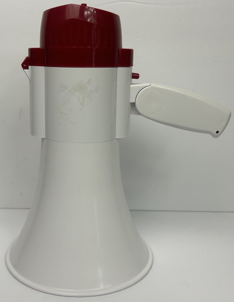 Seismic Audio Lightweight Portable Megaphone w/ Siren-New for use in live Sound