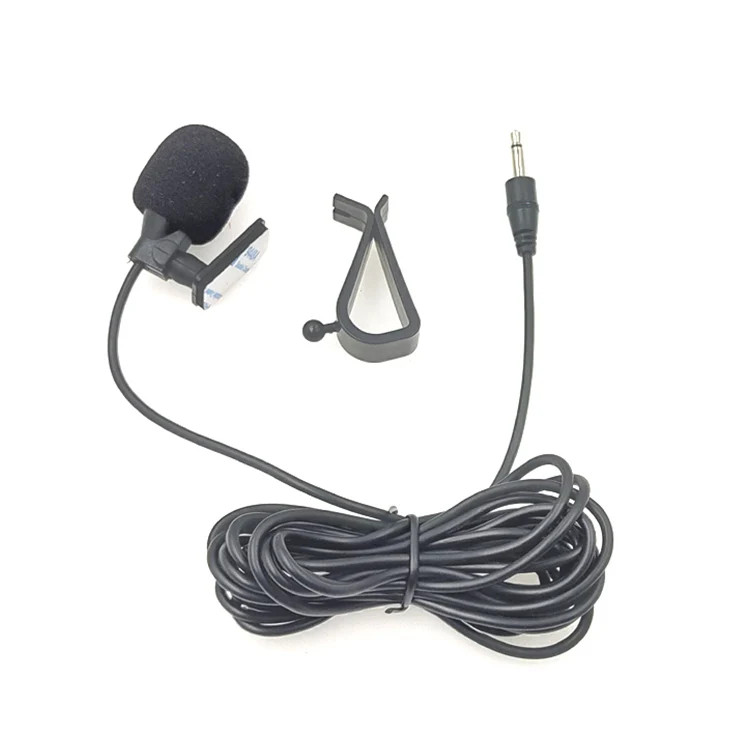 ZJ015MR Mono 2.5mm Straight Plug Car Navigation DVD External Paste Microphone,