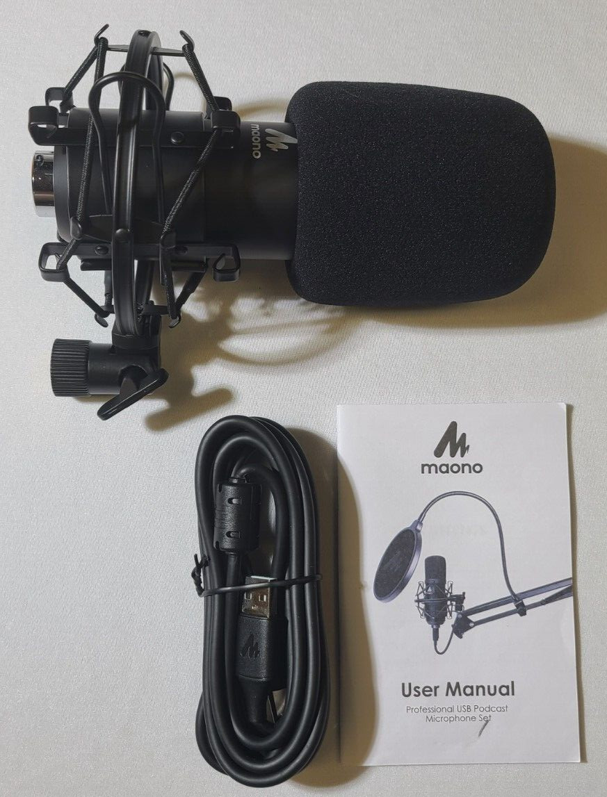 Maono PD200X USB/XLR Podcast Dynamic Microphone (Black)
