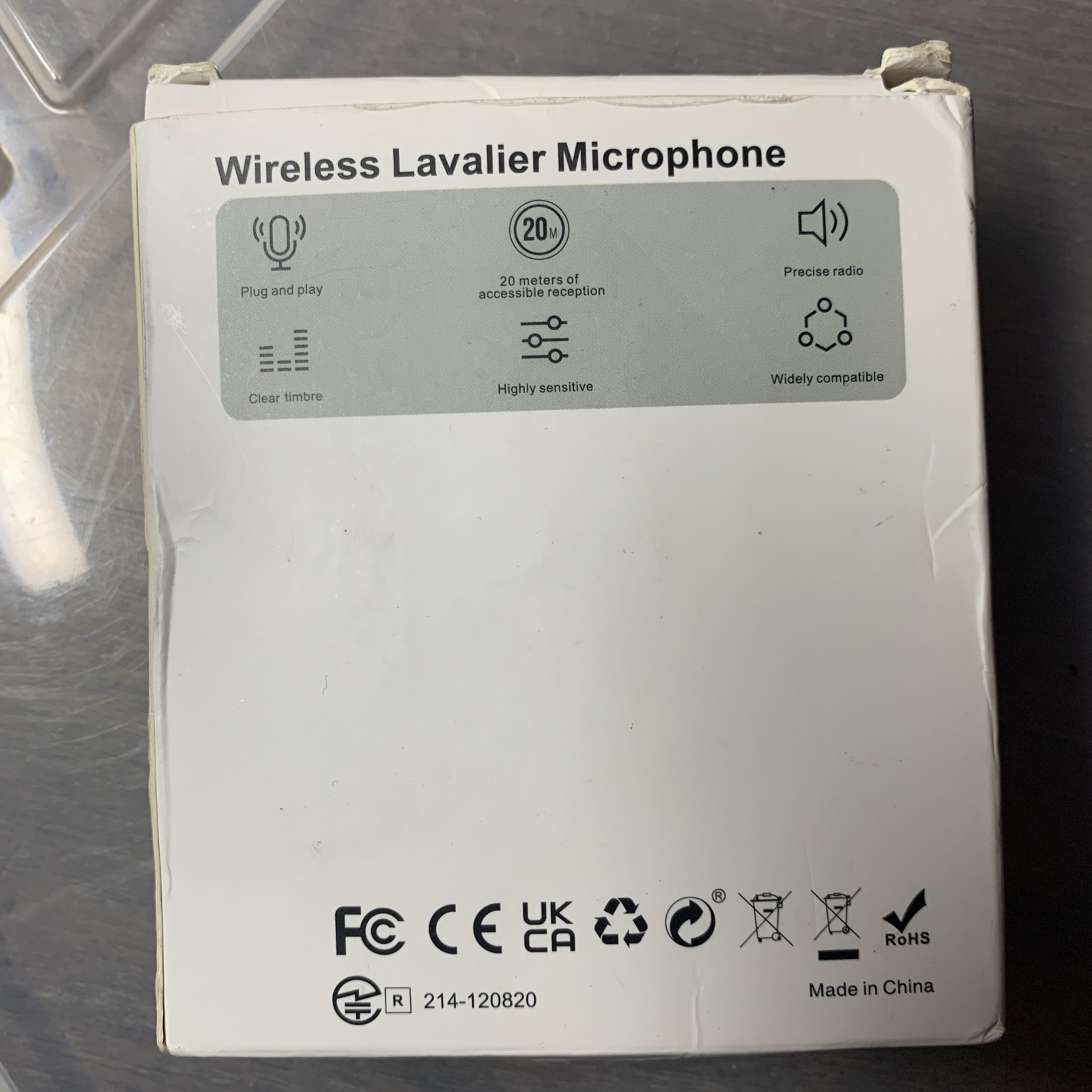 New Lavalier Mini Microphone Wireless Audio Video Recording Lightning Connector