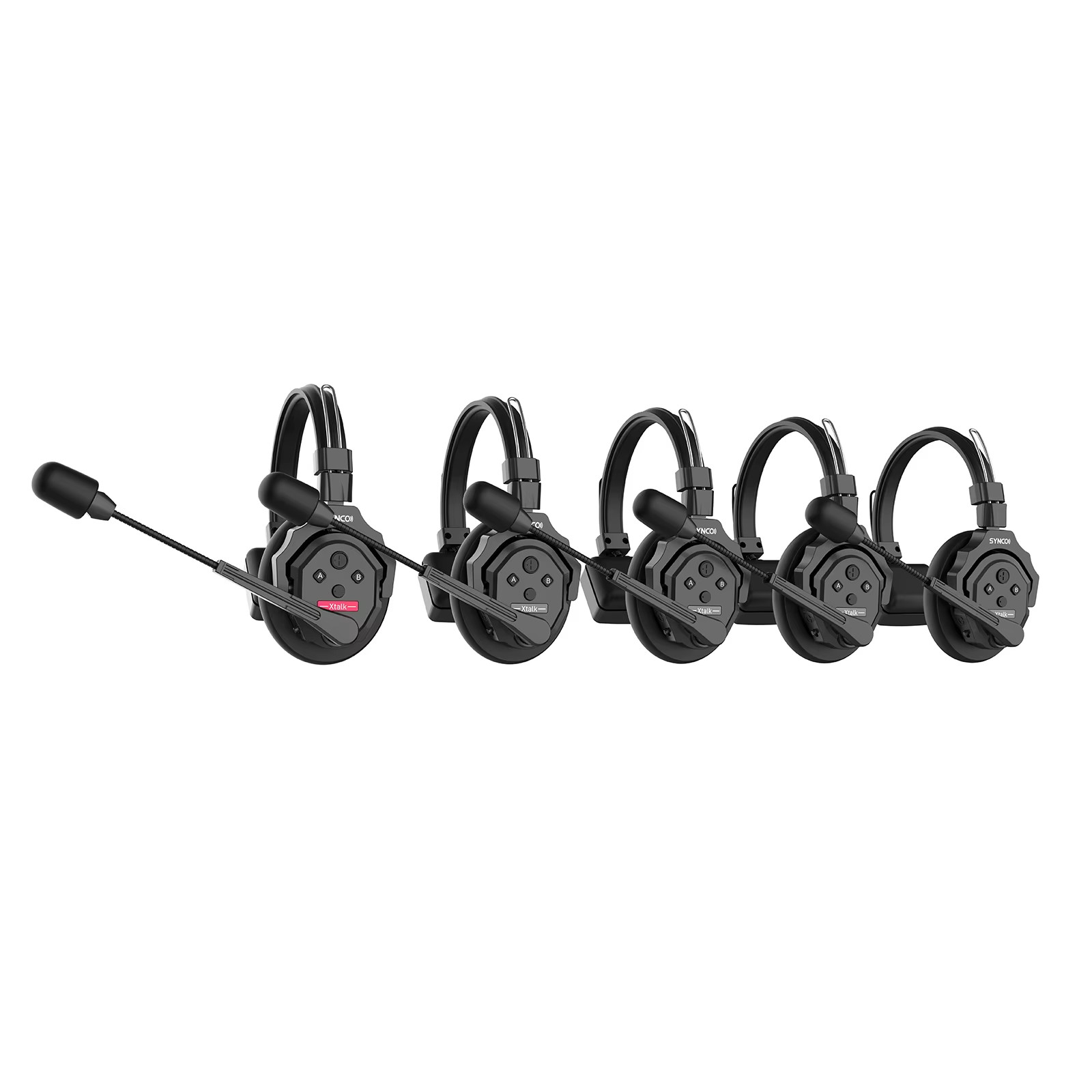 Xtalk 2.4G Wireless Intercom System X1 X2 X5 MasterFree Noise reduction Intercom